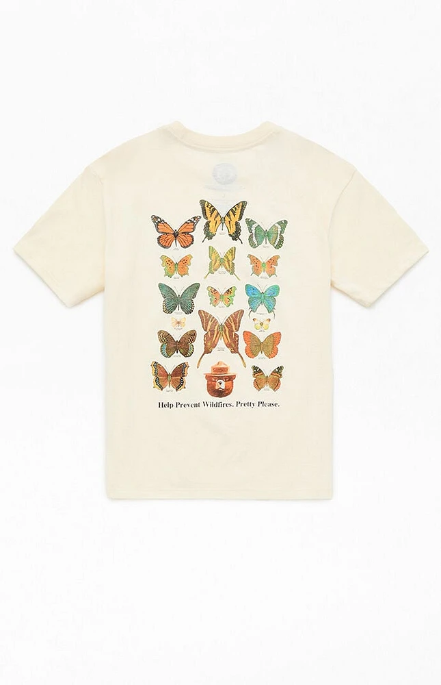 Kids Smokey Bear Butterflies T-Shirt