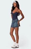 Edikted Lacey Knit Cut Out Bodysuit