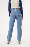 Budweiser By PacSun Medium Indigo Dad Jeans