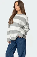 Edikted Richie Oversized Striped Sweater