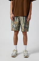 PacSun Camo Fleece Volley Sweat Shorts