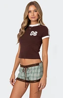 Edikted Kassidy Contrast T-Shirt