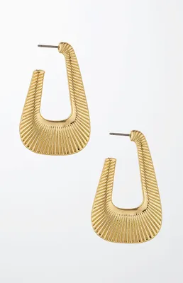 Cleopatra Inspired Hoop Earrings
