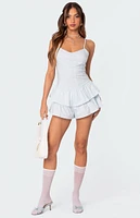 Edikted Beatrice Ruffled Romper