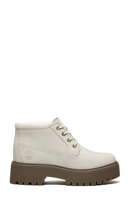 Timberland Women's Natural Stone Street Mid Lace-Up Boots