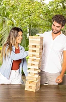 PoolCandy YardCandy Stars & Stripes Wooden Tumbling Tower