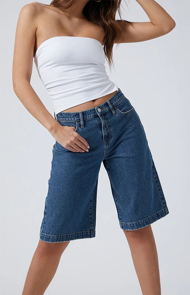 PacSun Dark Indigo Extreme Denim Jorts