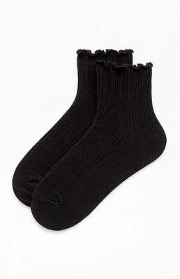 John Galt Ruffle Ankle Socks