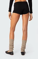 Edikted Rebekah Ribbed Shorts