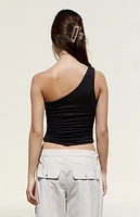 Est. PAC 1980 One Shoulder Ruched Top