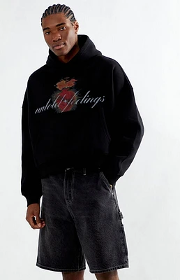 Pacsun Untold Feelings Cropped Hoodie