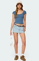 Edikted Adela Square Neck Top