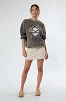 Daisy Street Venice Beach Crew Neck Sweatshirt