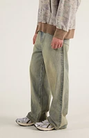 PacSun Blake Tinted Extreme Baggy Jeans Light Indigo