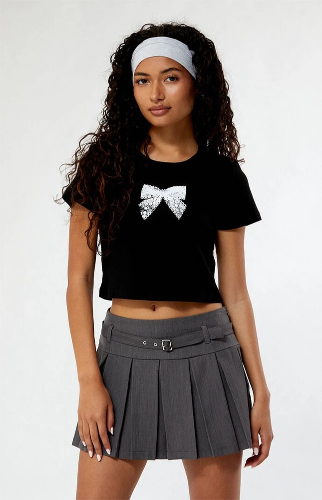 PS / LA Lace Bow Baby T-Shirt