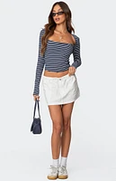 Edikted Alex Striped Top