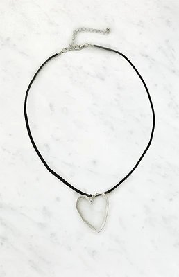 Flat Heart Necklace