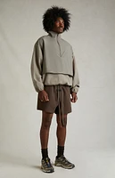 Fear of God Essentials Heather Wood Sweat Shorts