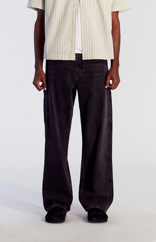 PacSun Black Baggy Carpenter Jeans