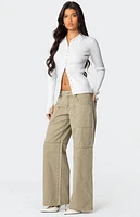 Edikted Morgan Low Rise Carpenter Jeans