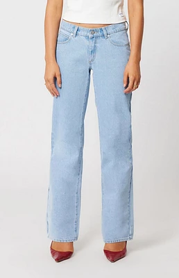 ABRAND Kendall 99 Low Rise Wide Leg Jeans