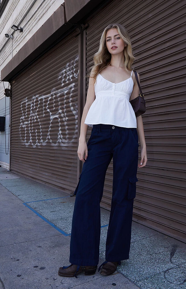 John Galt White Tiffany Tank Top