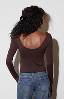 Est. PAC 1980 Softest Cowl Neck Long Sleeve Top