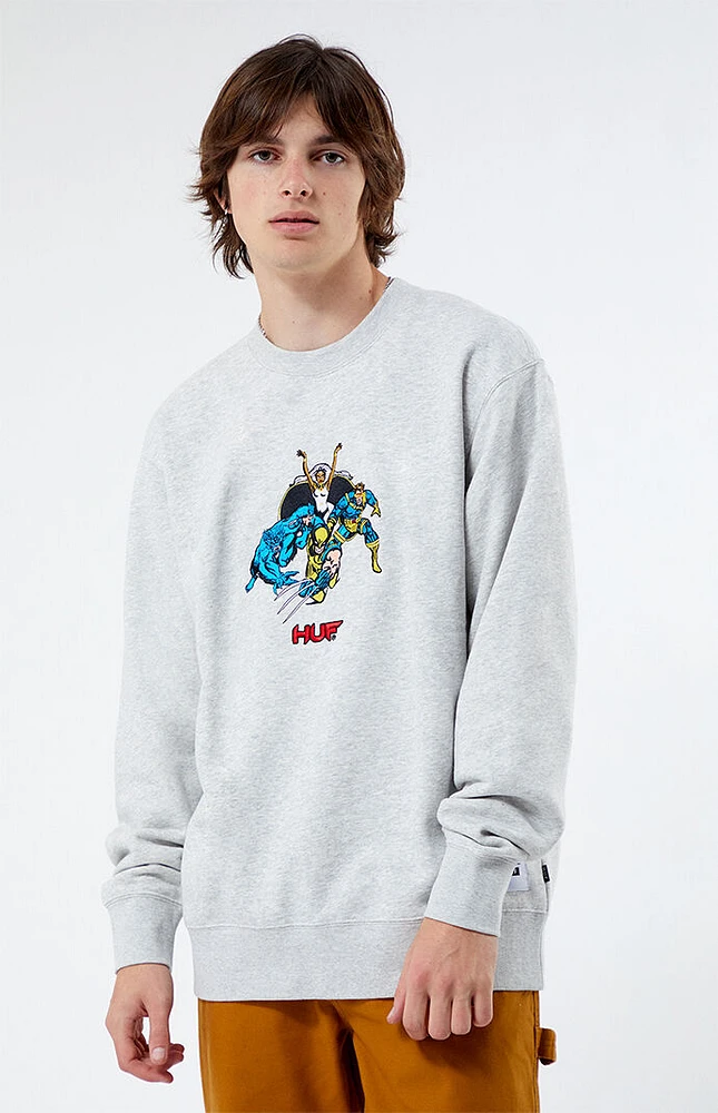 HUF x X-Men Mutant Team Crew Neck Sweatshirt