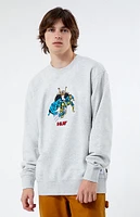 HUF x X-Men Mutant Team Crew Neck Sweatshirt