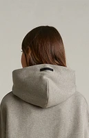 Fear of God Essentials Kids Heather Grey Fleece Hoodie