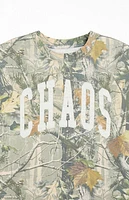 Pacsun Chaos Camo Cropped T-Shirt