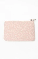 John Galt Pink Floral Coin Purse