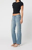 ABRAND Arina 99 Low Rise Straight Leg Jeans