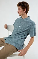 Pacsun Santiago Green Camp Shirt
