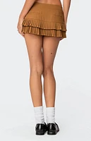 Edikted Double Pleated Mini Skort