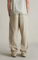 Fear of God Essentials Timber & Cloud White Relaxed Fleece Sweatpants