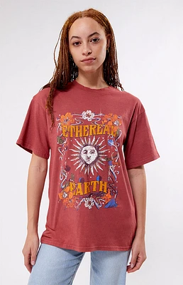 Daisy Street Ethereal Earth Washed Oversized T-Shirt