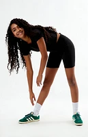 PAC 1980 Kids WHISPER Active Black Crossover Biker Shorts
