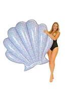 PoolCandy Mermaid Print Oyster Shell Pool Float