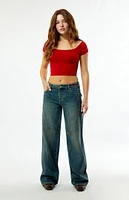 Budweiser By PacSun Western Low Rise Baggy Jeans