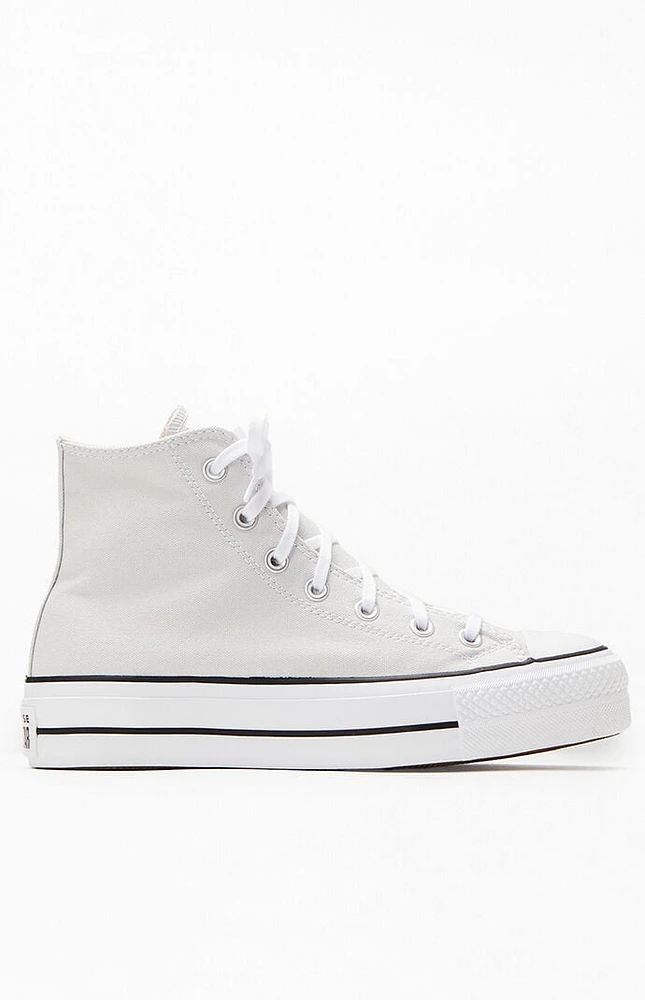 Converse Women's Gray Chuck Taylor All Star Lift High Top Sneakers