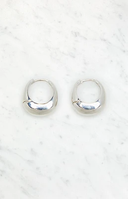 John Galt Silver Hoop Earrings