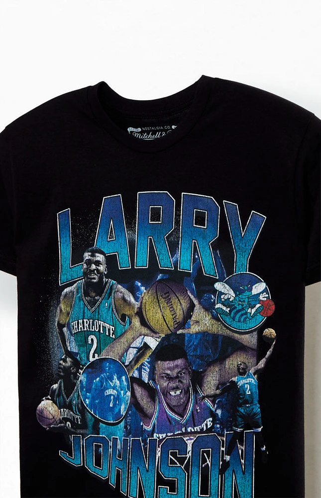 Mitchell & Ness NBA Charlotte Hornets Larry Johnson T-Shirt