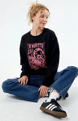 PS / LA Monster Love Crew Neck Sweatshirt