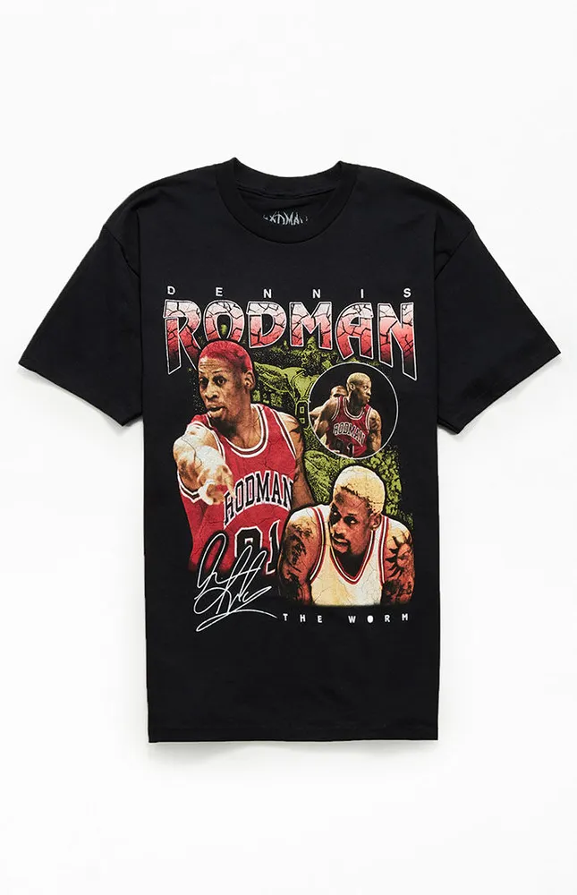 RODMAN BRAND Basketball Collage T-Shirt