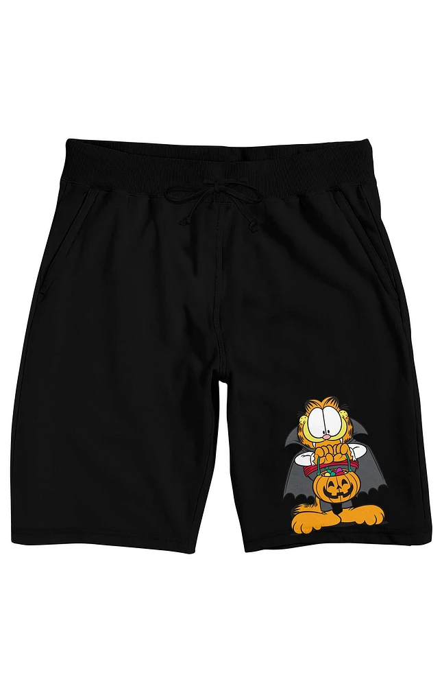 Garfield Halloween Cat Lounge Sweat Shorts