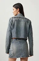 Formula 1 x PacSun Denim Moto Jacket