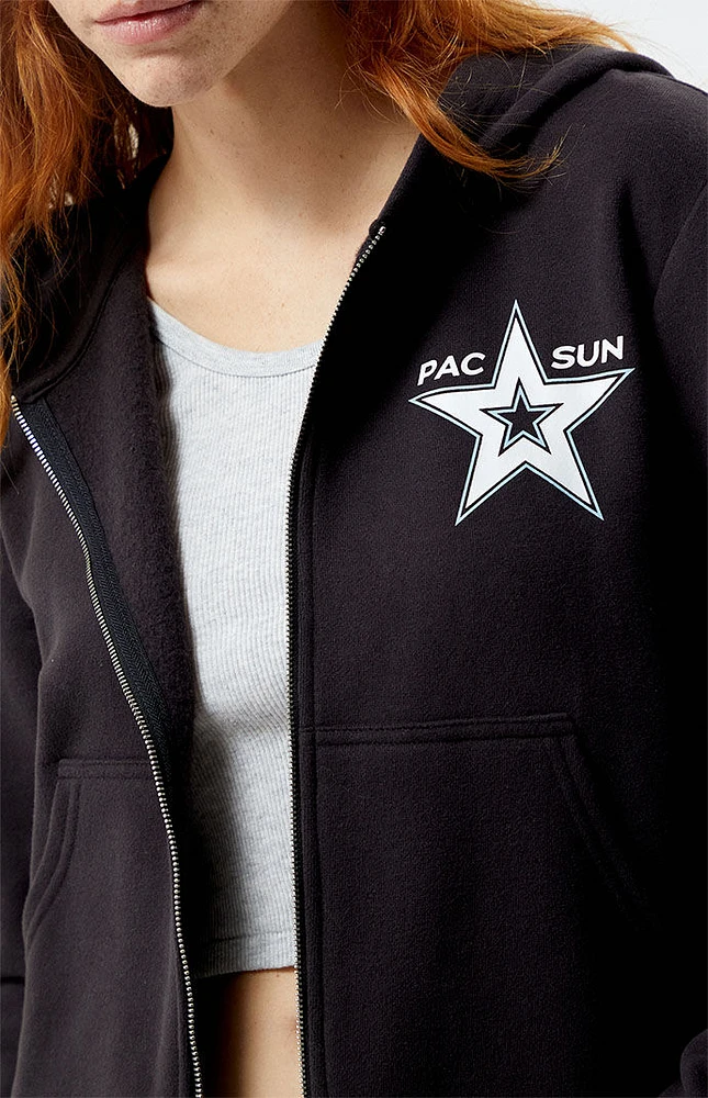 Star Zip Up Hoodie