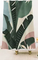 Beige Plants Shower Curtain