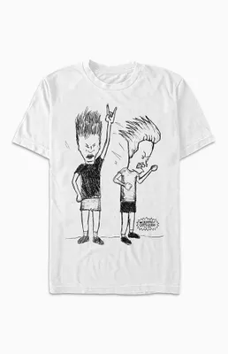 Beavis And Butt-head Rock Sketch T-Shirt